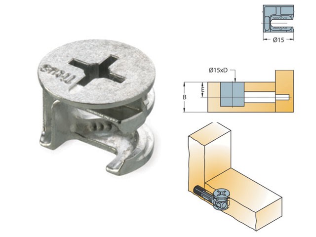 EXCENTERHÁZ CAM2000 15X13,2mm