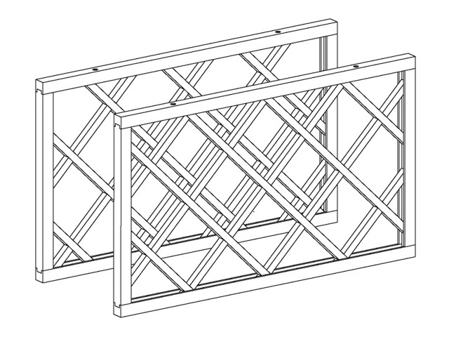 FIRENZE Bortartó betét 335x567mm (pár)